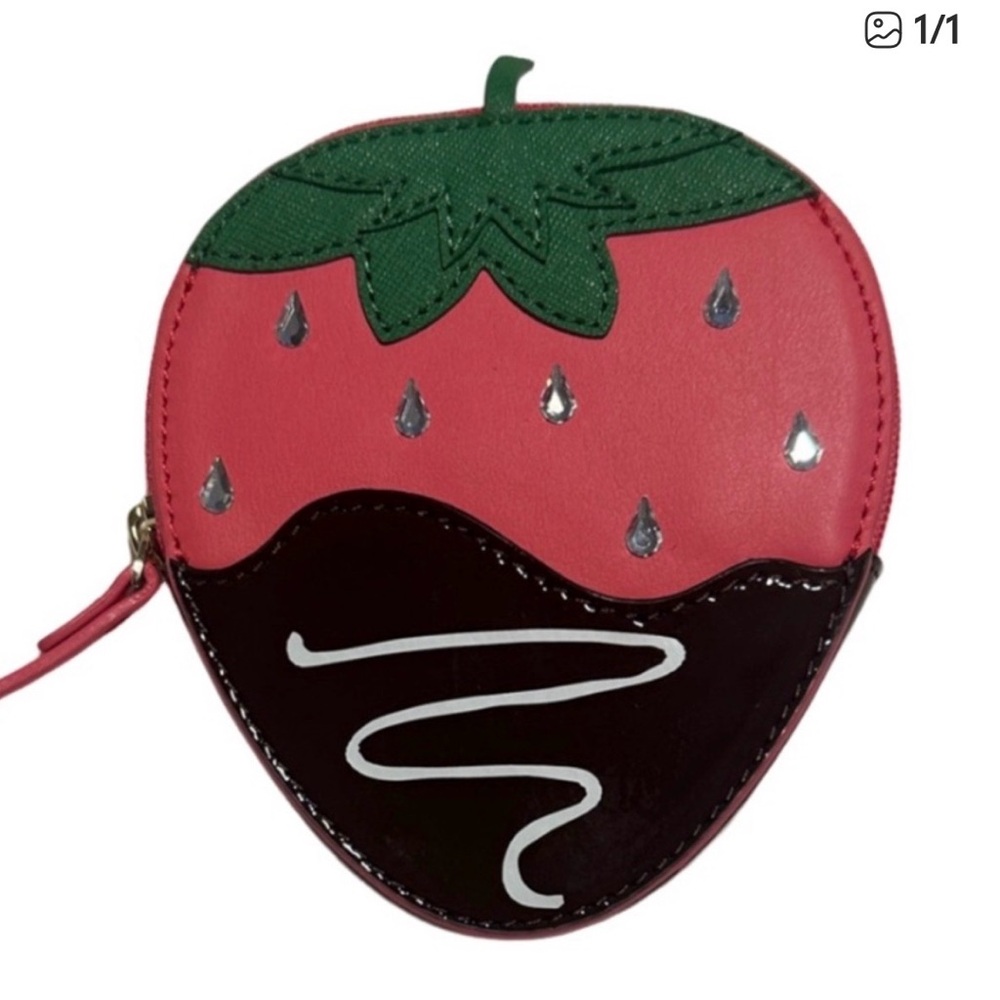 Kate Spade Chocolate Covered Strawberry Coin Holder